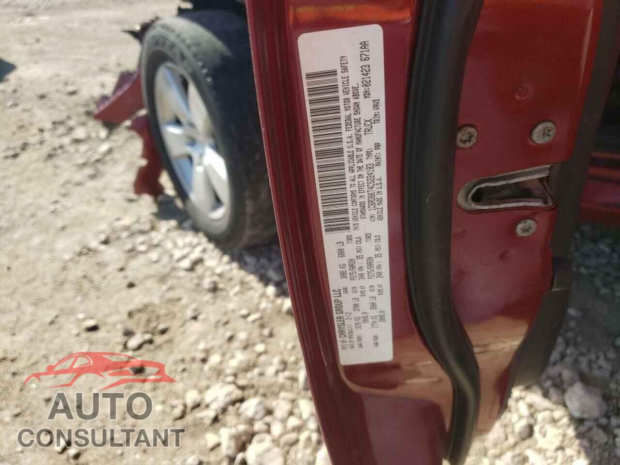 DODGE RAM 1500 2012 - 1C6RD6KT4CS224183