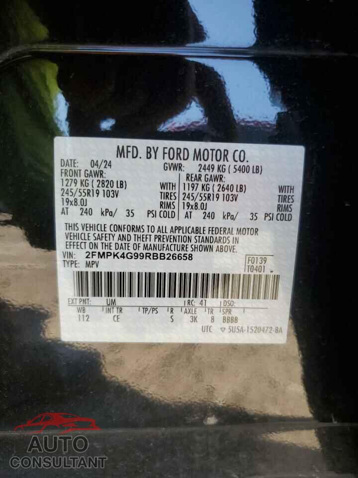 FORD EDGE 2024 - 2FMPK4G99RBB26658
