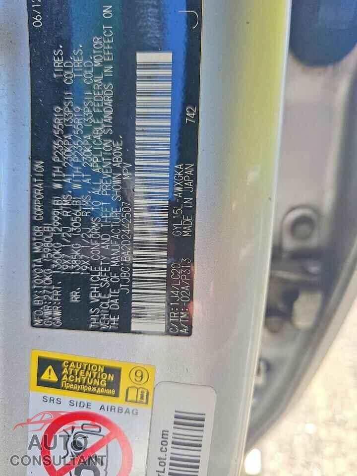 LEXUS RX450 2013 - JTJBC1BA2D2442507