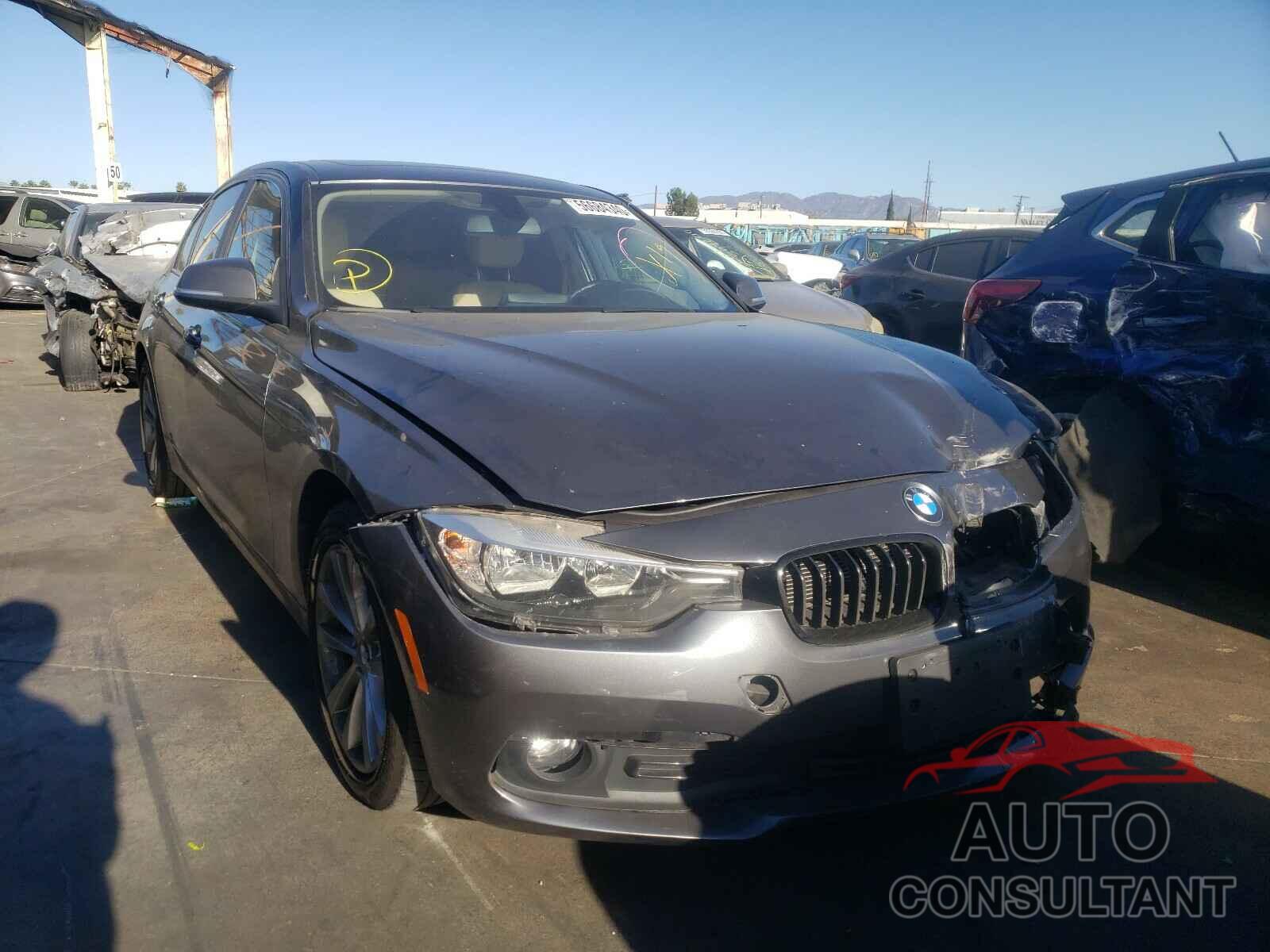 BMW 3 SERIES 2017 - WBA8E1G57HNU13590