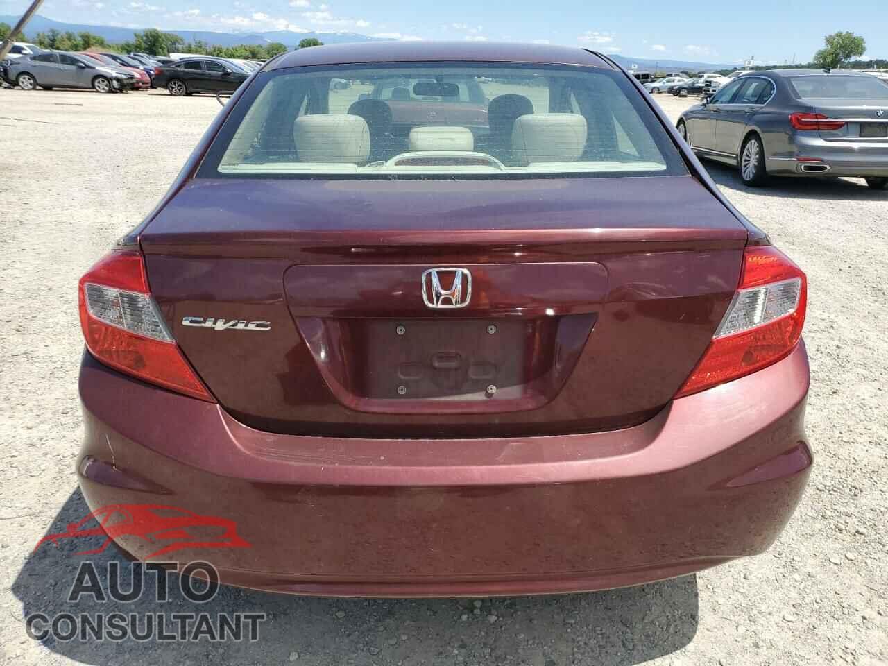 HONDA CIVIC 2012 - 19XFB2F51CE347741