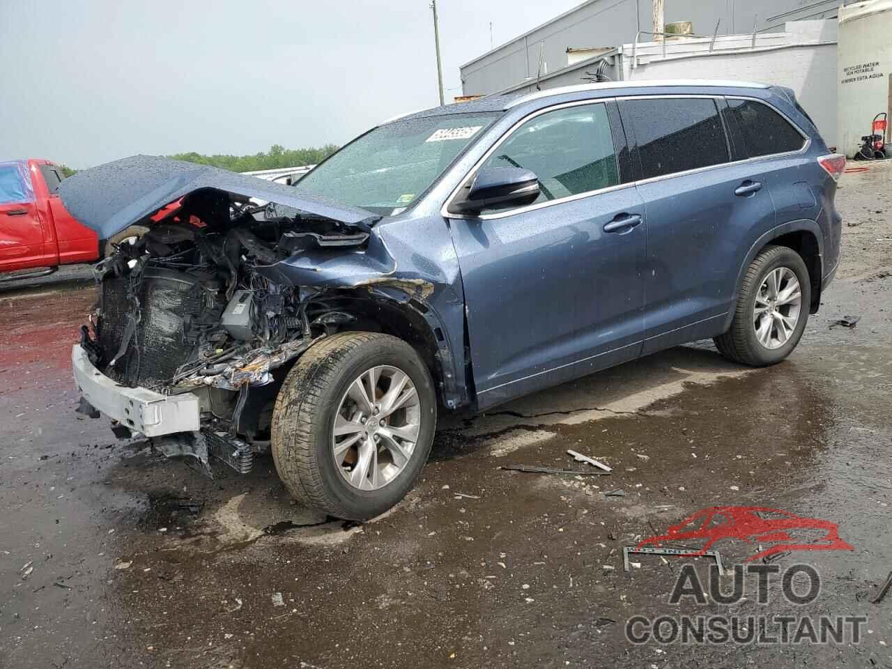 TOYOTA HIGHLANDER 2015 - 5TDJKRFH4FS132121