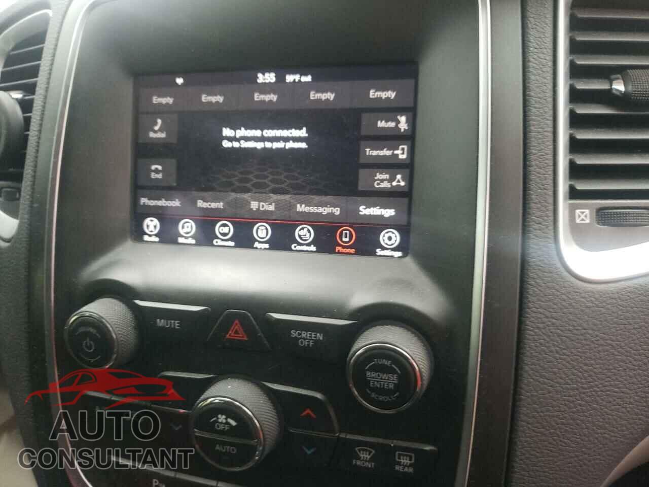 DODGE DURANGO 2019 - 1C4RDJAG5KC848440