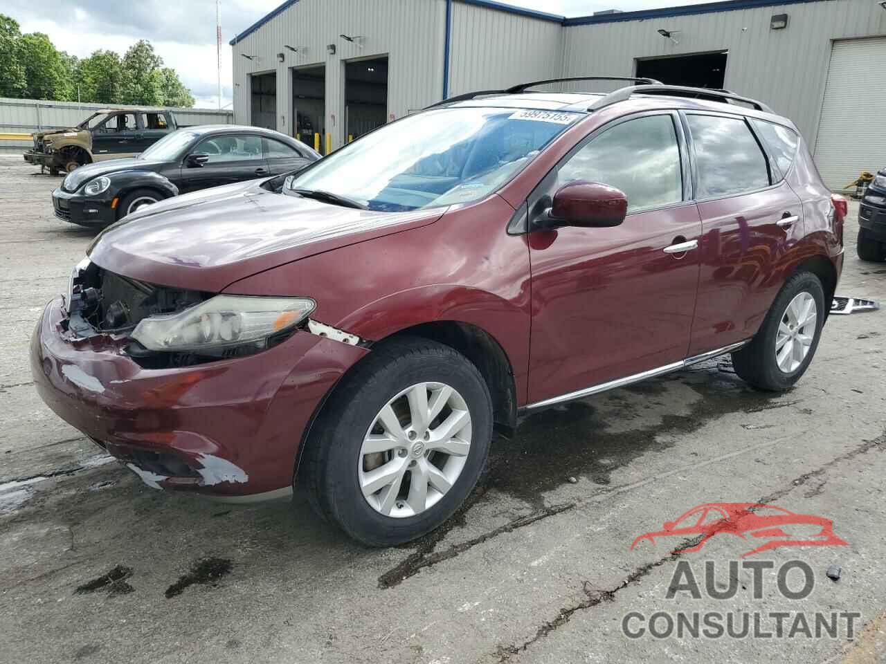 NISSAN MURANO 2012 - JN8AZ1MU2CW117498