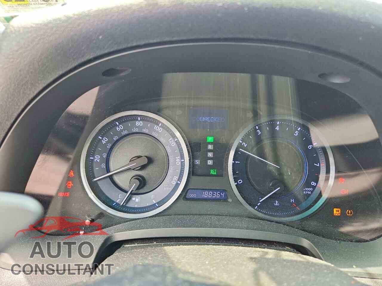LEXUS IS 2012 - JTHBF5C20C5163576