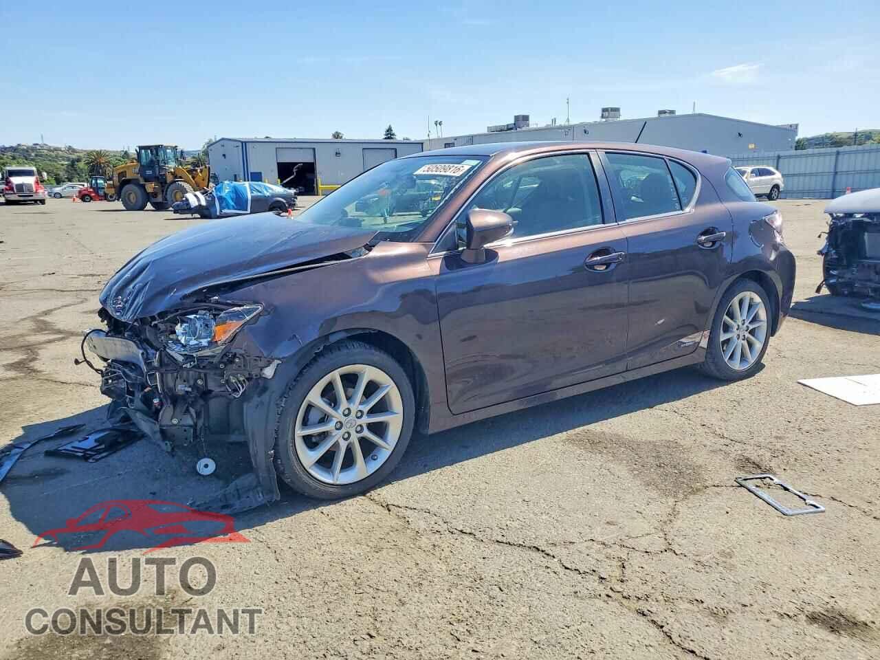 LEXUS CT 200 2012 - JTHKD5BH2C2097173