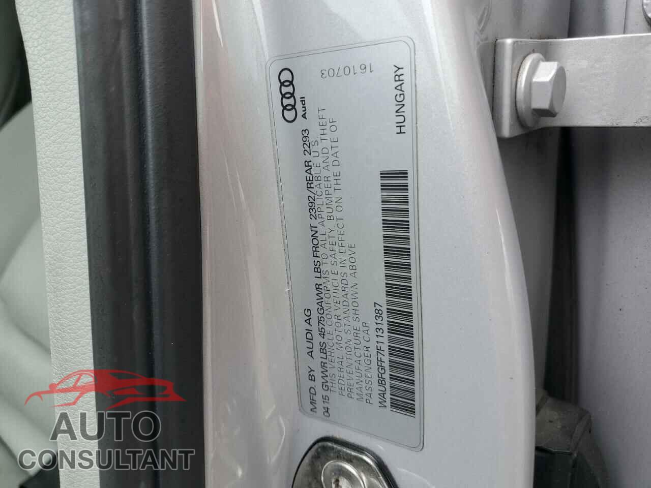 AUDI A3 2015 - WAUBFGFF7F1131387