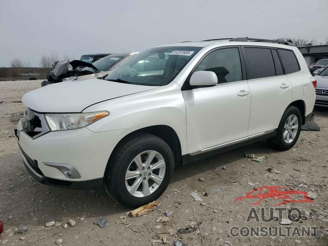 TOYOTA HIGHLANDER 2012 - 5TDBK3EH3CS110626