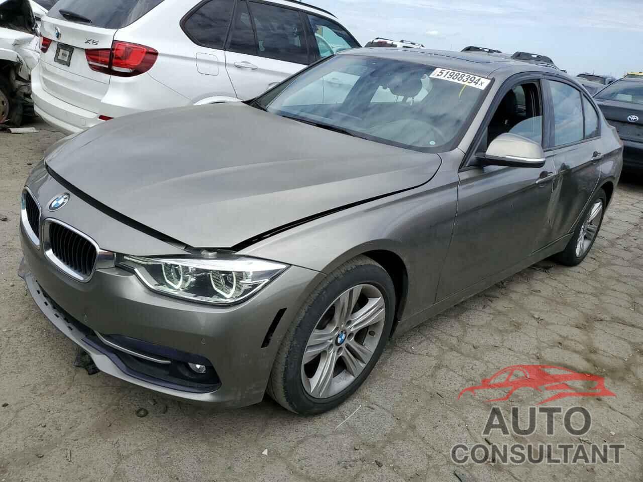 BMW 3 SERIES 2016 - WBA8E9G54GNT45942