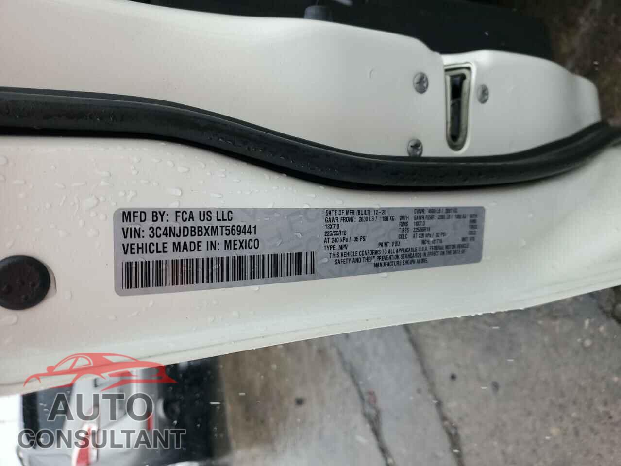 JEEP COMPASS 2021 - 3C4NJDBBXMT569441