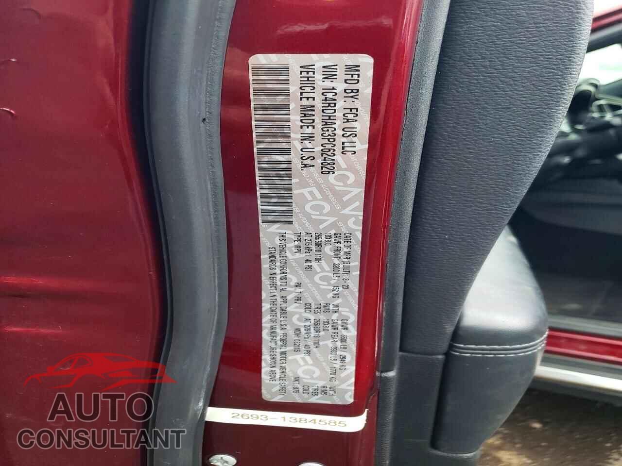 DODGE DURANGO 2023 - 1C4RDHAG3PC624826