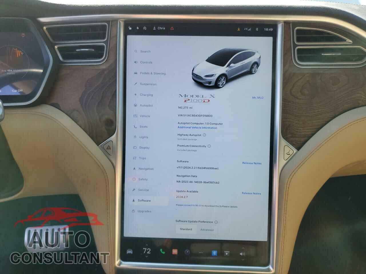 TESLA MODEL X 2016 - 5YJXCBE43GF019800