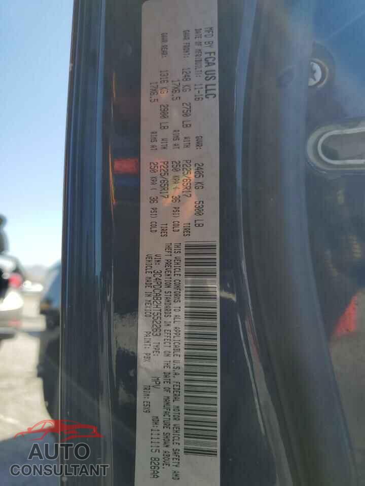 DODGE JOURNEY 2017 - 3C4PDCAB2HT552263