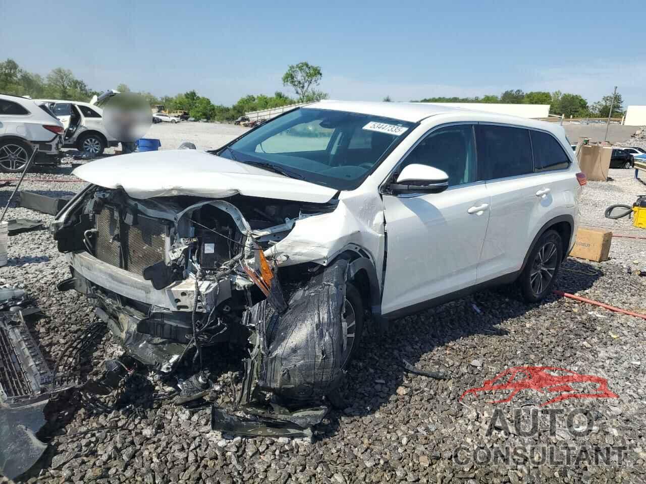 TOYOTA HIGHLANDER 2019 - 5TDZZRFHXKS299737