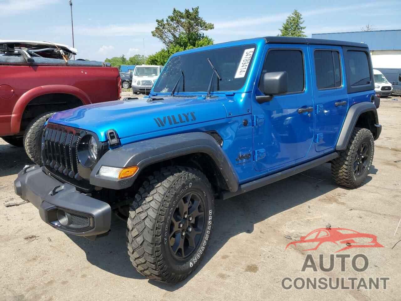 JEEP WRANGLER 2022 - 1C4HJXDG3NW122596