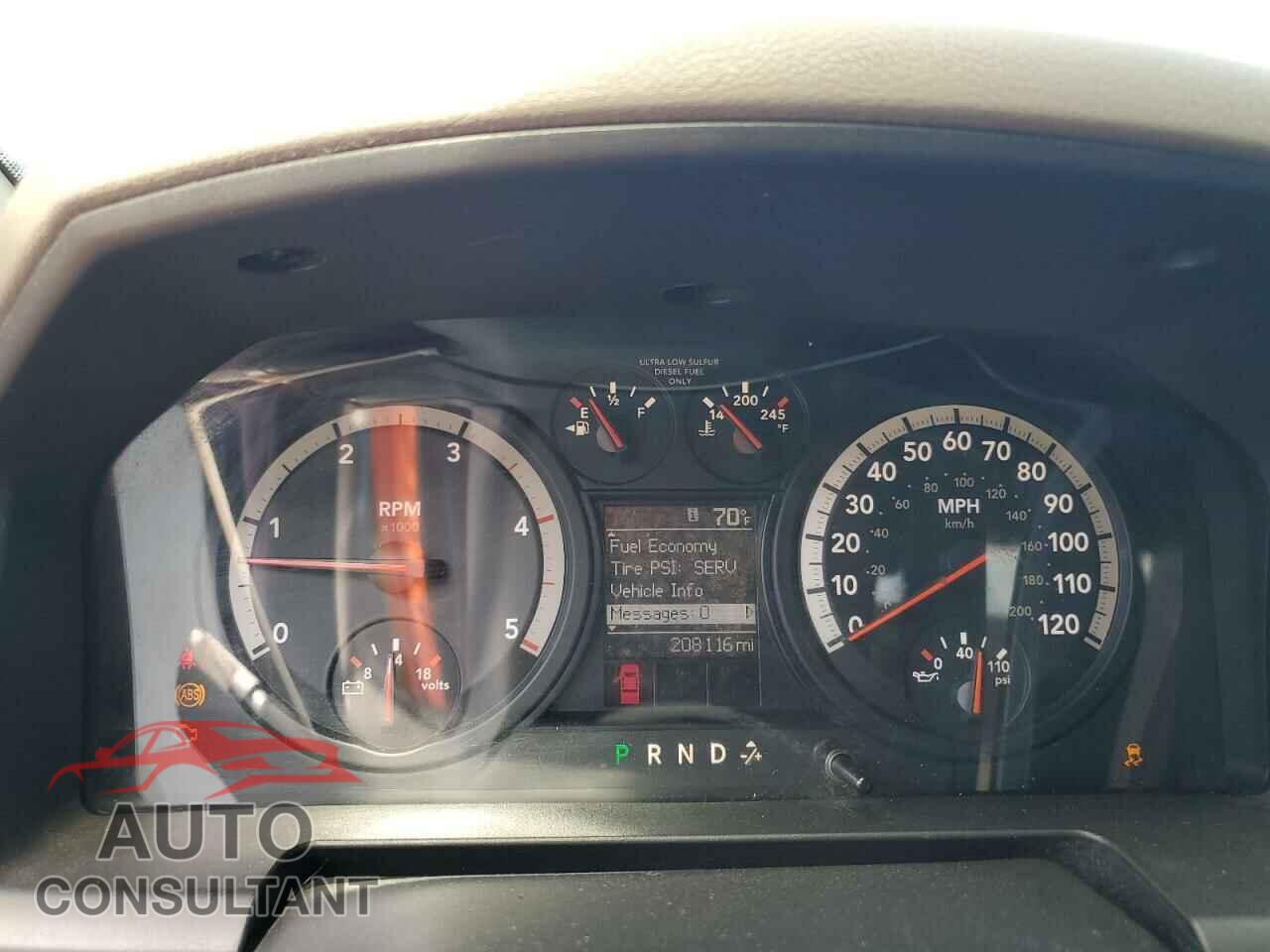 DODGE RAM 2500 2012 - 3C6UD5CL7CG312302