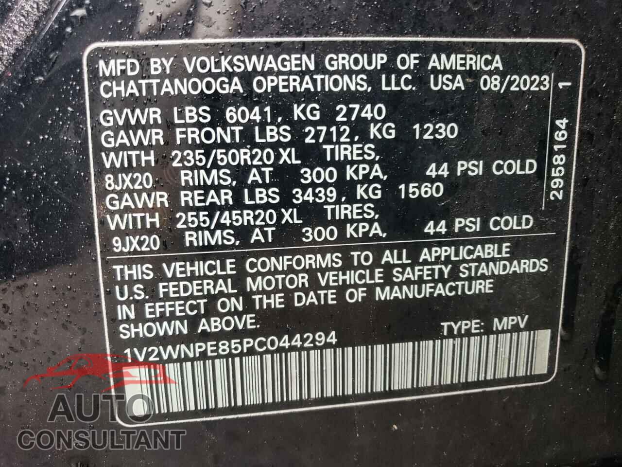 VOLKSWAGEN ID.4 PRO S 2023 - 1V2WNPE85PC044294