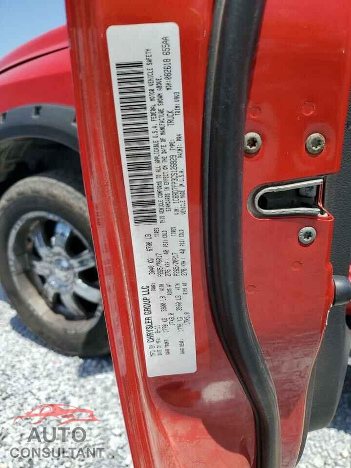 DODGE RAM 1500 2012 - 1C6RD7FP3CS126829