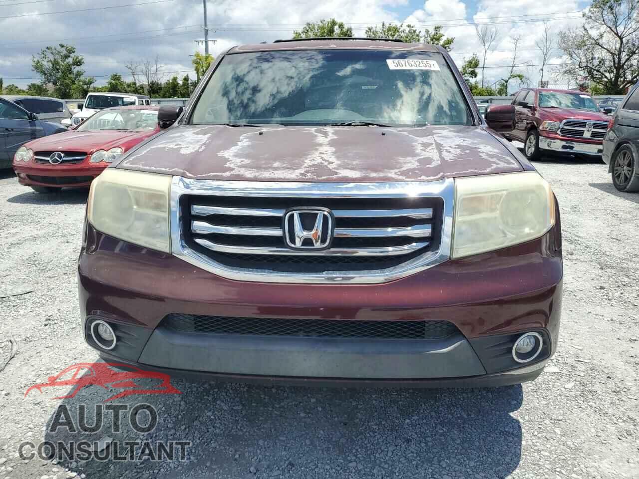 HONDA PILOT 2012 - 5FNYF3H50CB015834