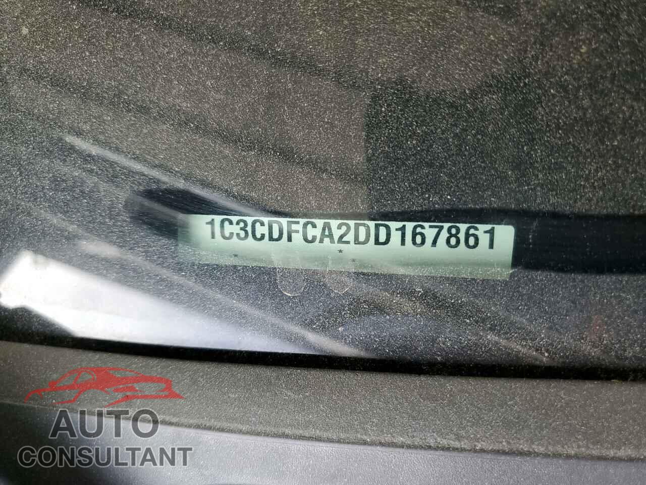 DODGE DART 2013 - 1C3CDFCA2DD167861