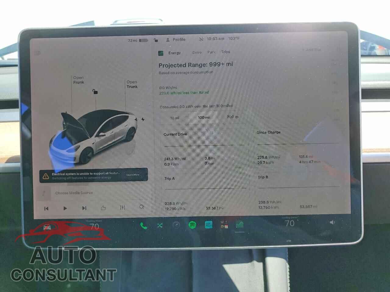 TESLA MODEL 3 2022 - 5YJ3E1EB8NF183946