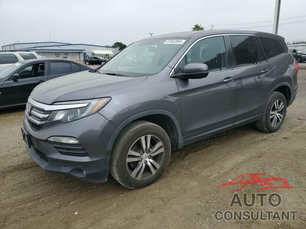 HONDA PILOT 2017 - 5FNYF6H59HB062434