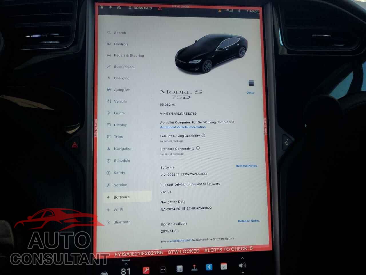TESLA MODEL S 2018 - 5YJSA1E21JF282786