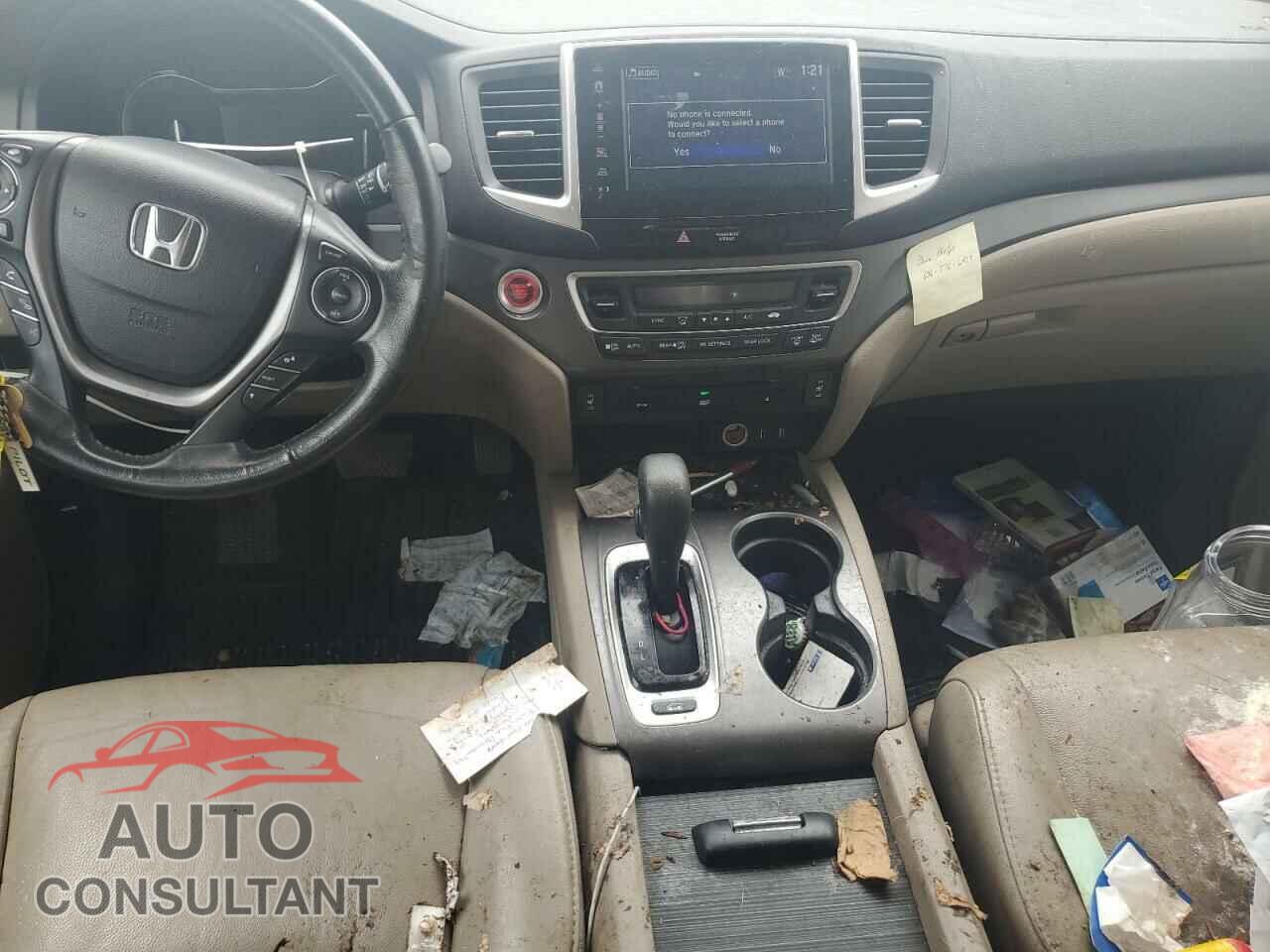 HONDA PILOT 2017 - 5FNYF6H80HB092447
