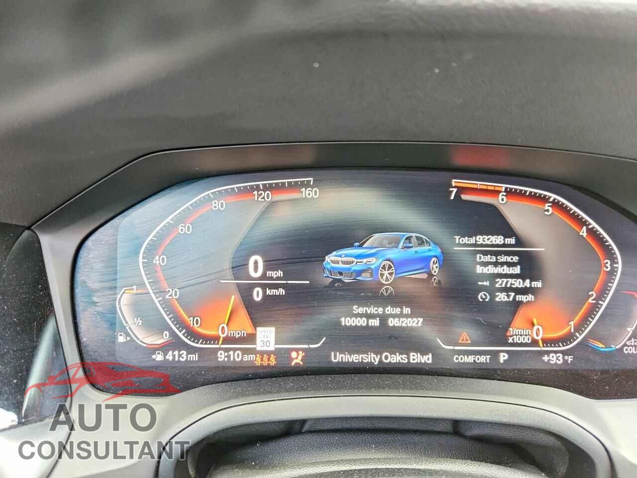 BMW 3 SERIES 2020 - WBA5R1C01LFH48898