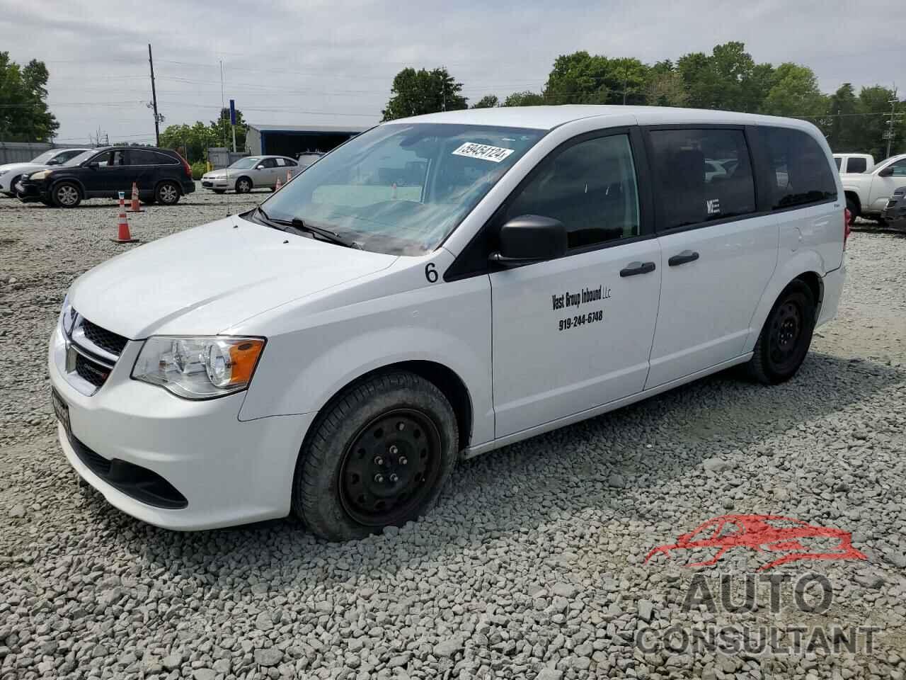 DODGE CARAVAN 2019 - 2C4RDGBG2KR615480