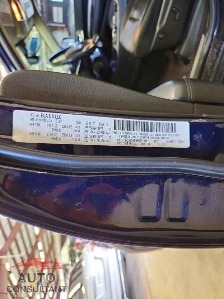 DODGE DURANGO 2017 - 1C4RDJDG4HC907157
