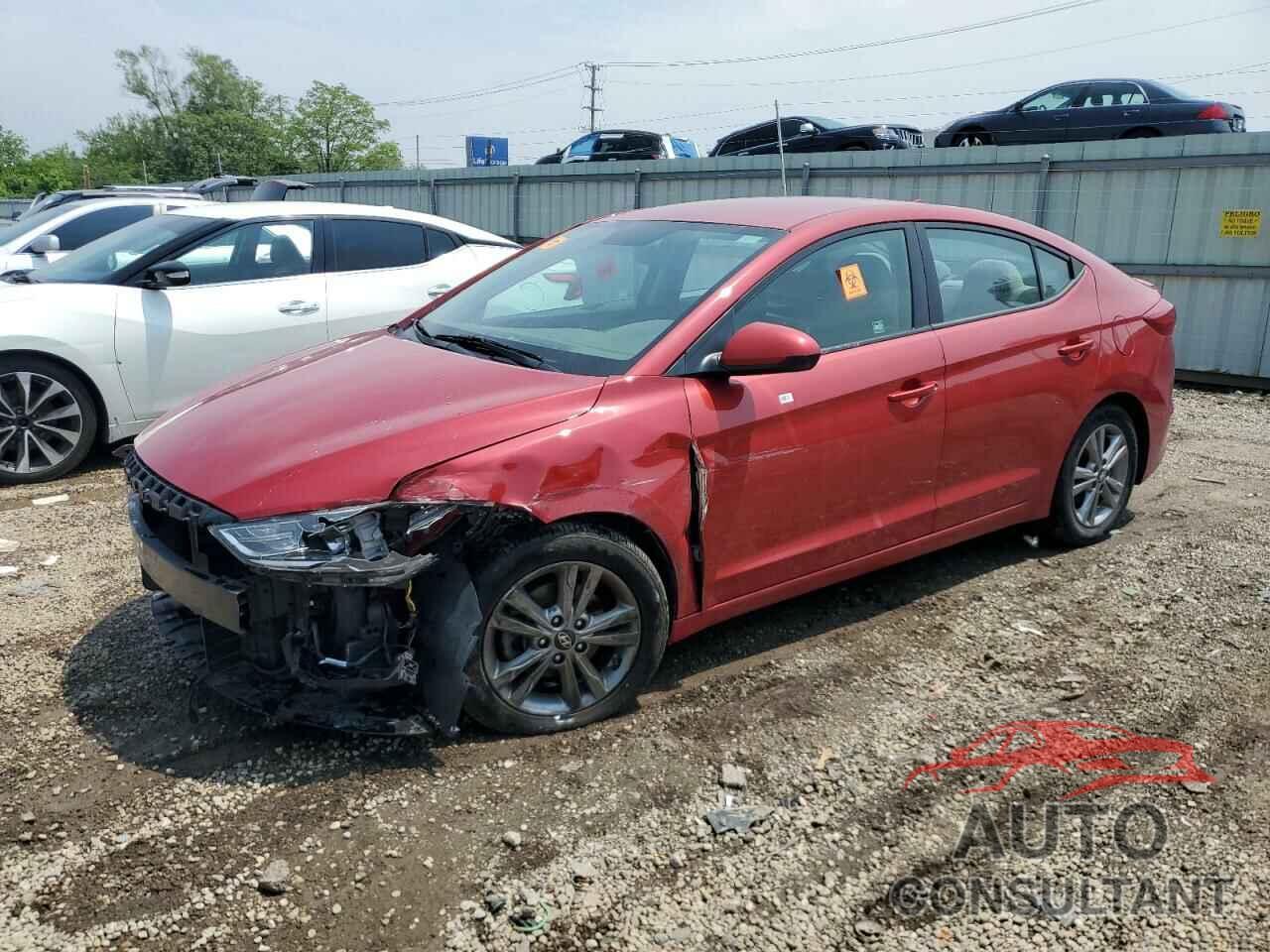 HYUNDAI ELANTRA 2018 - 5NPD84LF3JH252671