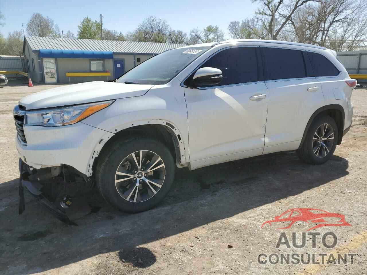 TOYOTA HIGHLANDER 2016 - 5TDJKRFH5GS347640