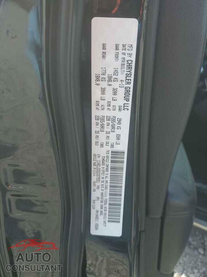 DODGE DURANGO 2013 - 1C4RDJDG5DC675551