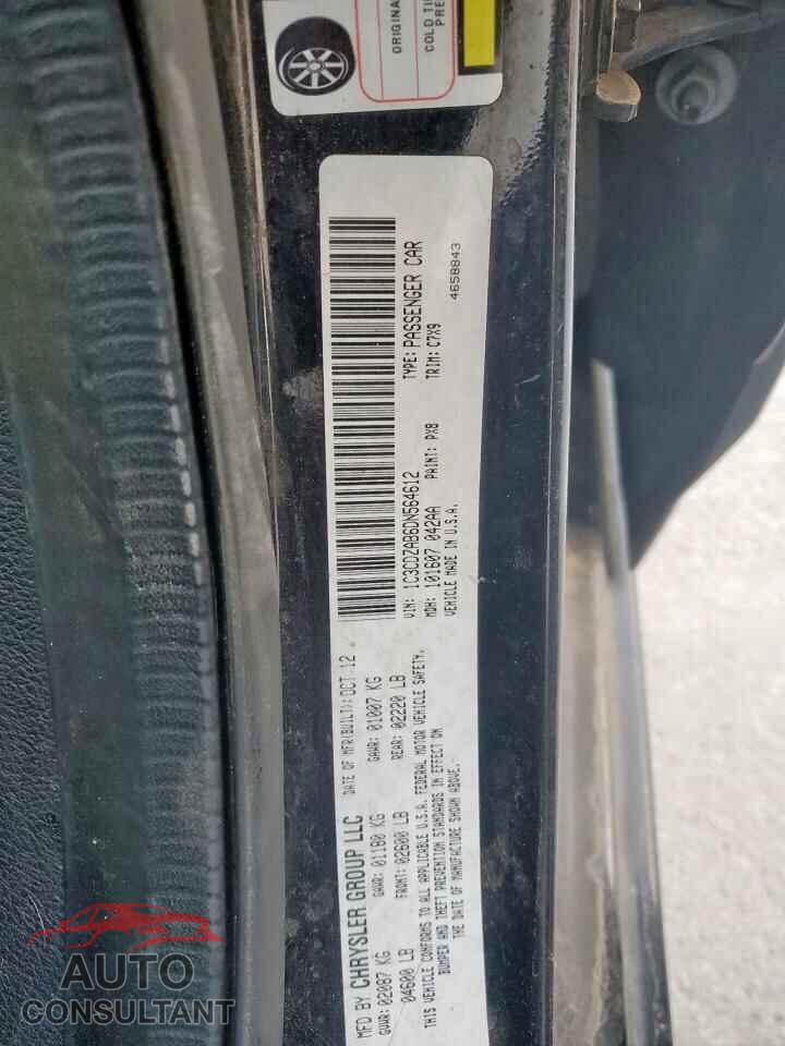 DODGE AVENGER 2013 - 1C3CDZAB6DN564612