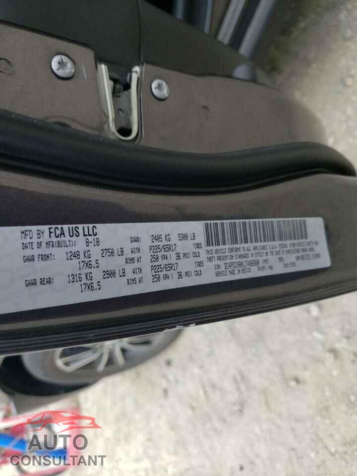 DODGE JOURNEY 2018 - 3C4PDCAB0JT496880