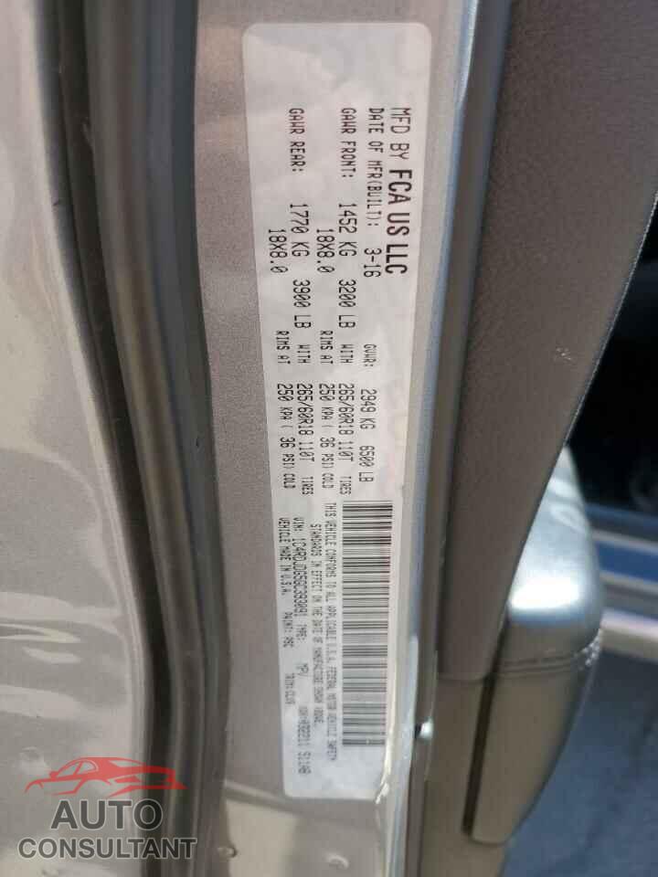 DODGE DURANGO 2016 - 1C4RDJDG5GC393091
