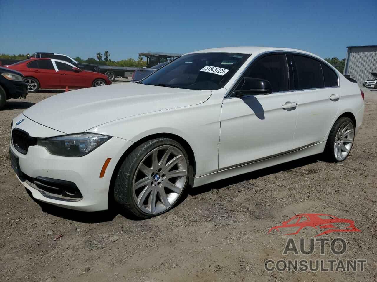 BMW 3 SERIES 2017 - WBA8B9G58HNU51112