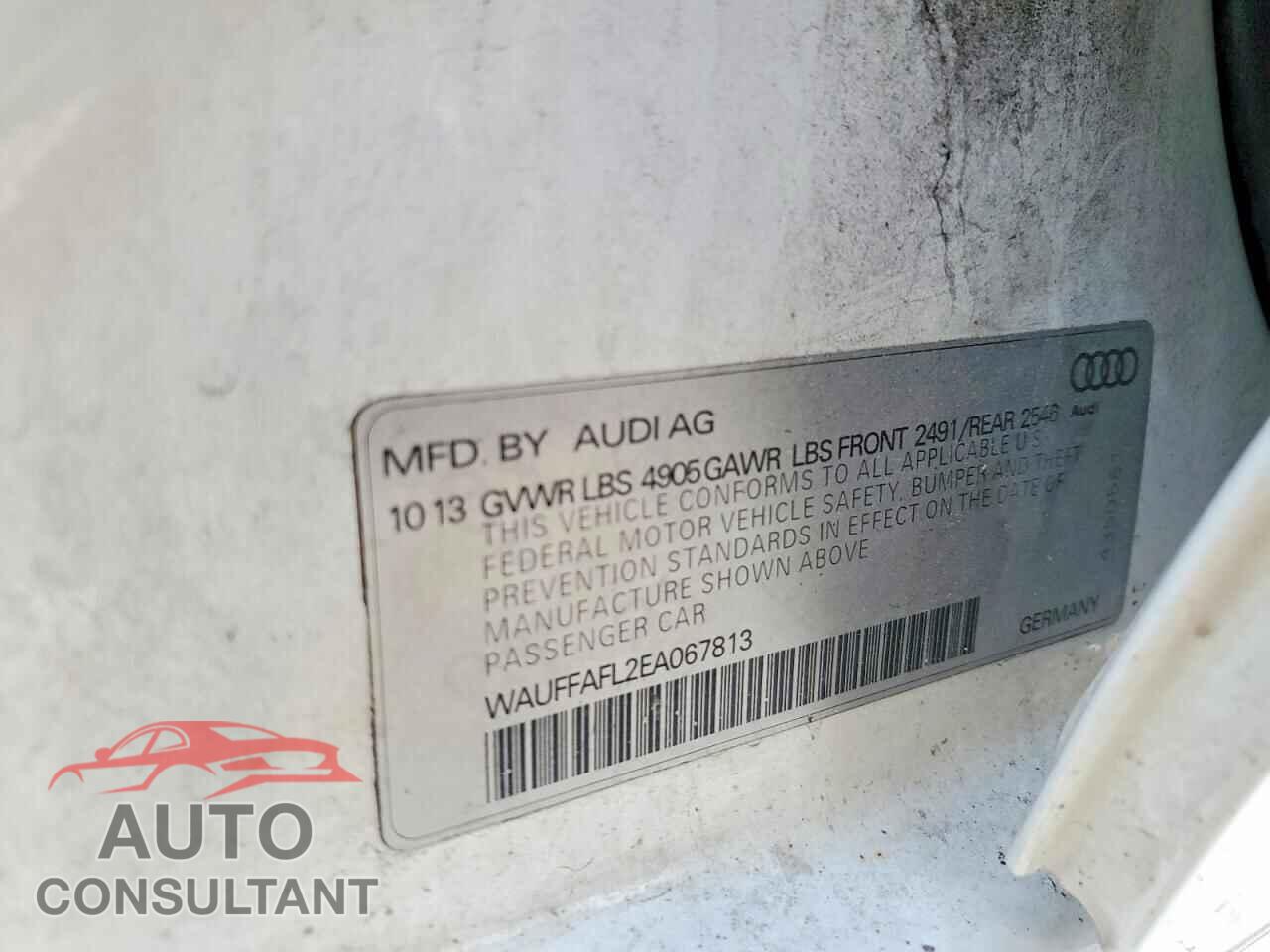 AUDI A4 2014 - WAUFFAFL2EA067813