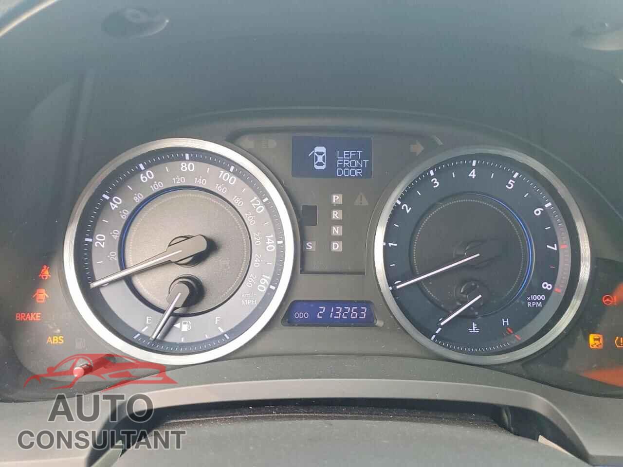 LEXUS IS 2012 - JTHBF5C29C5175662