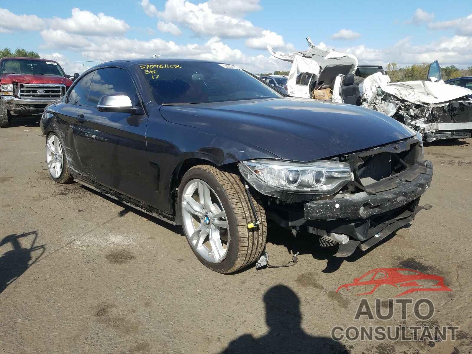 BMW 4 SERIES 2017 - WBA4U9C59H5D44152