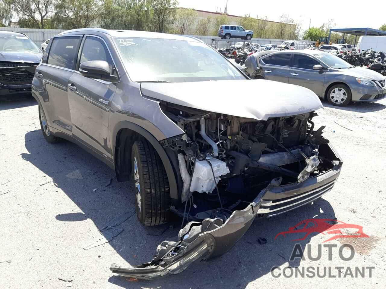 TOYOTA HIGHLANDER 2017 - 5TDDGRFH2HS034044