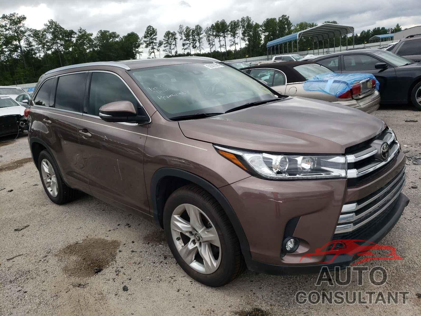 TOYOTA HIGHLANDER 2017 - 5TDYZRFH8HS191007
