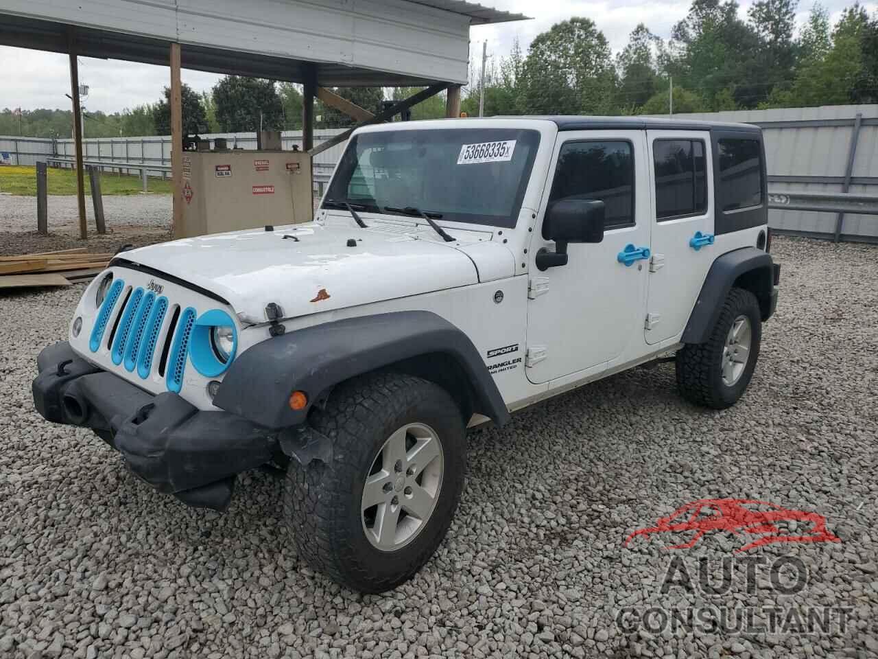 JEEP WRANGLER 2016 - 1C4HJWDG1GL200419