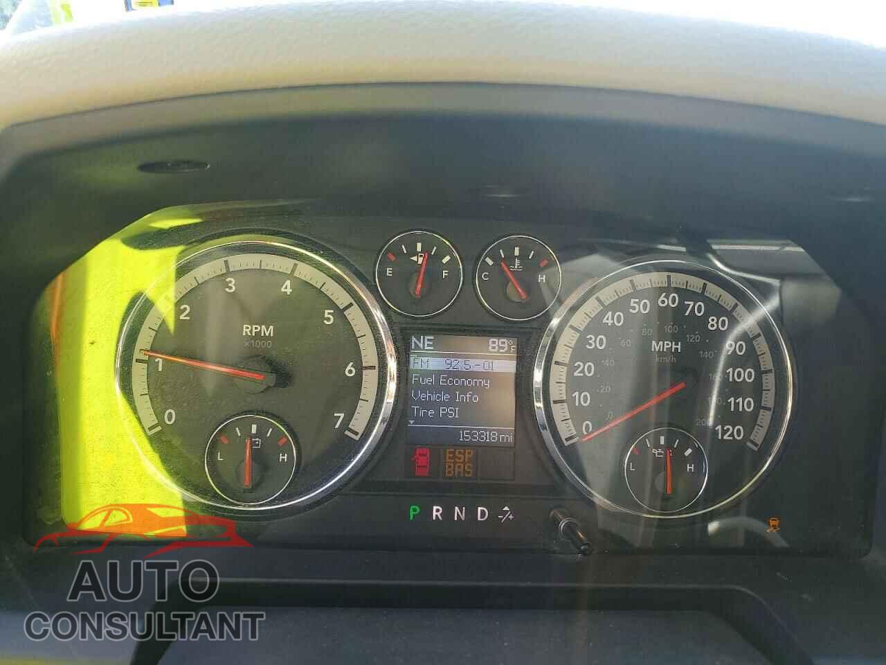 DODGE RAM 1500 2010 - 1D7RV1GP7AS154654