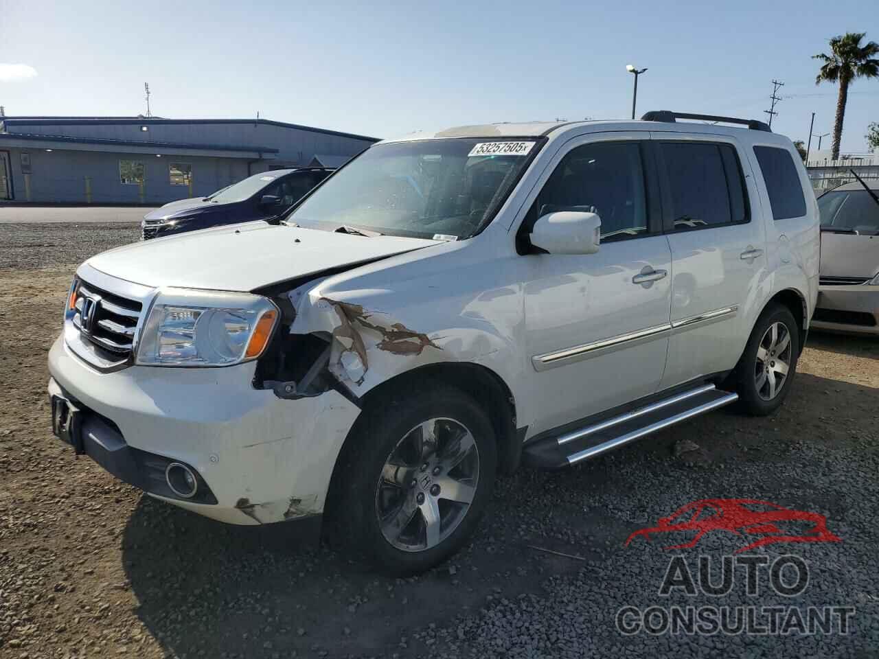 HONDA PILOT 2012 - 5FNYF3H96CB032589