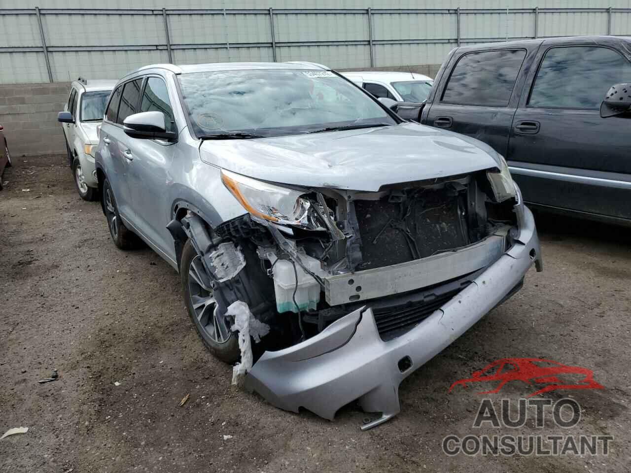 TOYOTA HIGHLANDER 2016 - 5TDJKRFH6GS266713