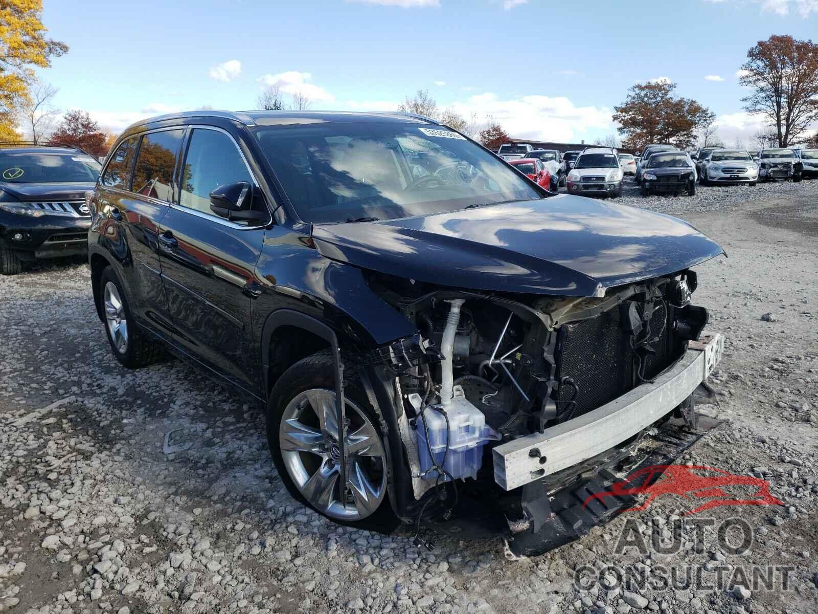 TOYOTA HIGHLANDER 2016 - 5TDDKRFH7GS287678