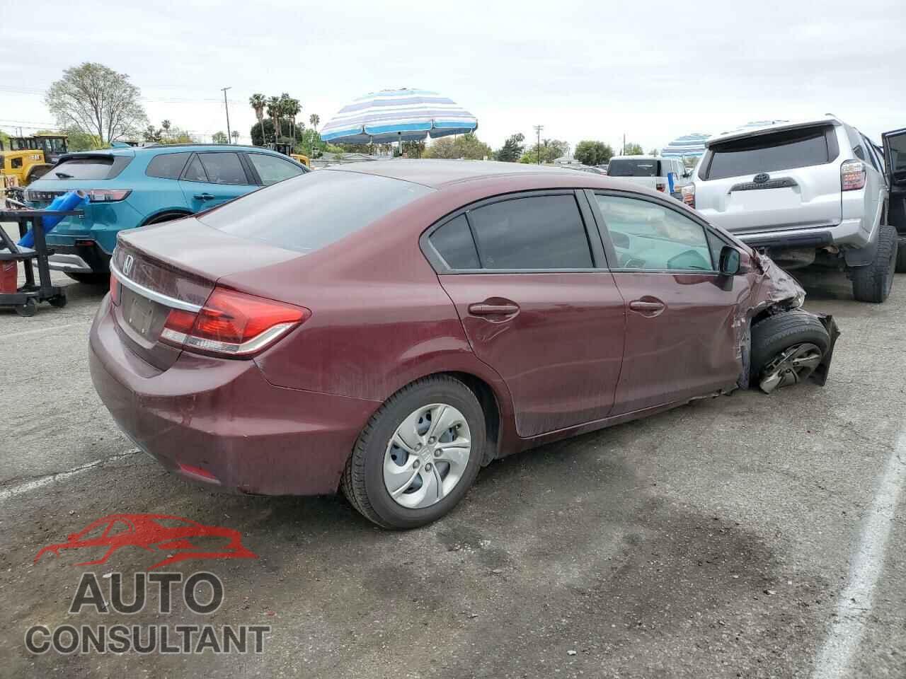 HONDA CIVIC 2013 - 19XFB2F58DE290990