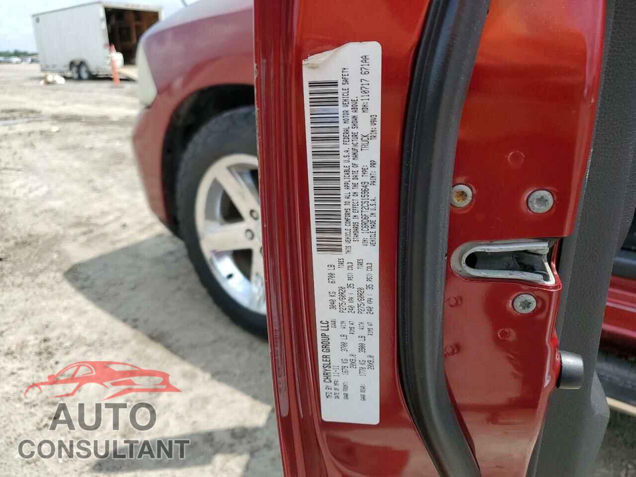 DODGE RAM 1500 2012 - 1C6RD6FT2CS159649